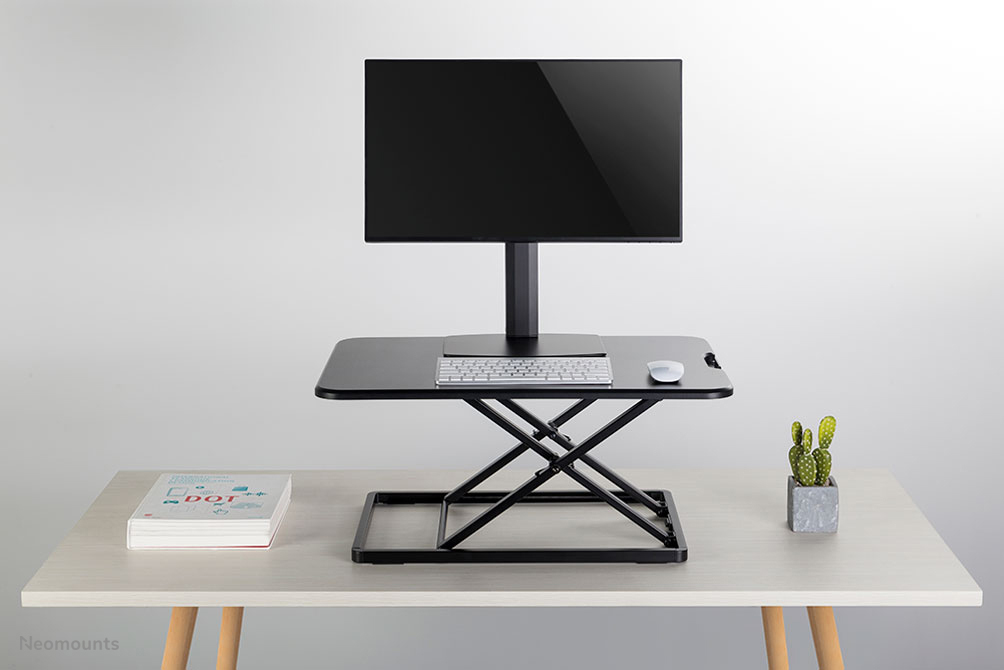 Neomounts sit-stand workstation